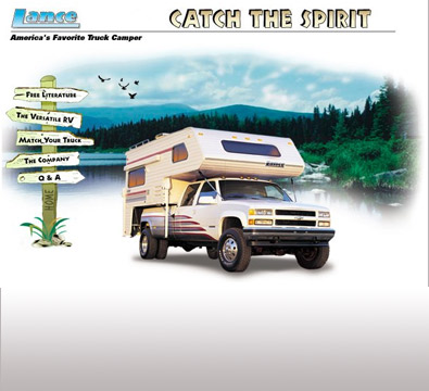 lance truck camper home page
