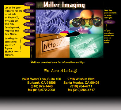 miller imaging home page